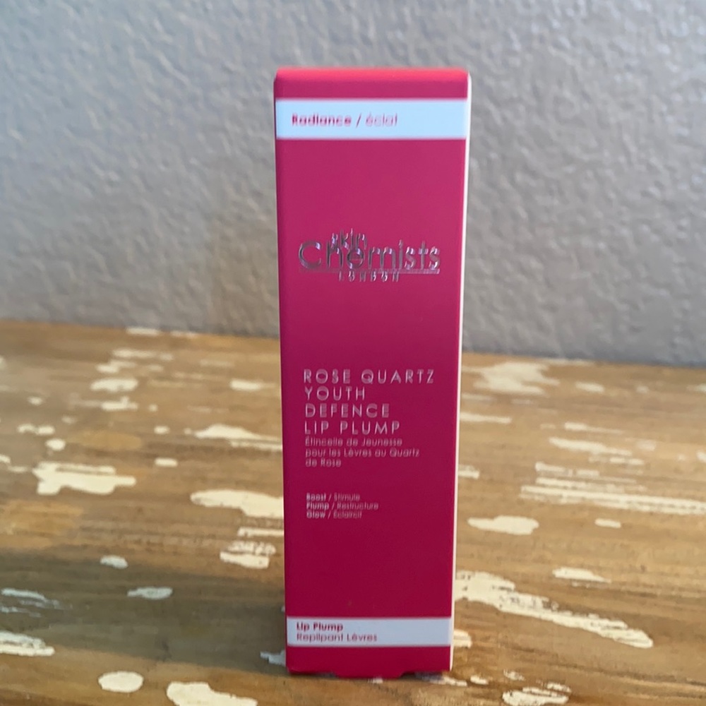 NWT Skin Chemists Radiance Rose Quartz Youth Defence Lip Plump- 8 ml